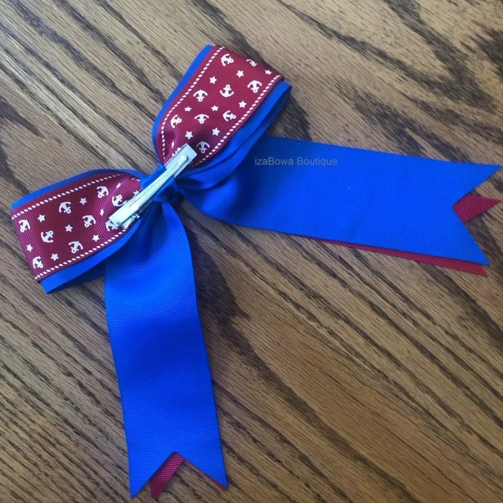 Red & Navy Anchor 6 1/2